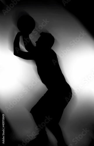 Basketball Silhouette © sharpshutter22