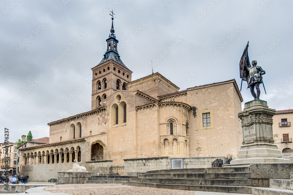 Saint Martin church at Segovia, Spain