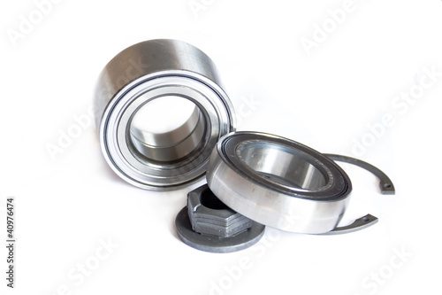 auto parts: bearing on a white background