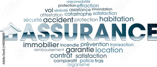 nuage de texte assurance immobilier