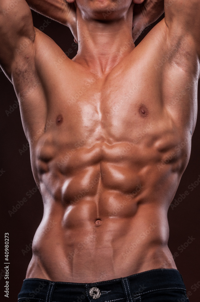 Torso with six pack