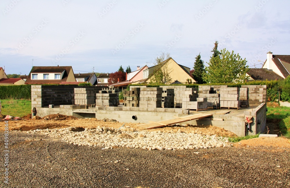 chantier lotissement maisons, hlm, ouvriers, 2012 2013 chantier lotissement maisons, hlm, ouvriers, 2012 2013