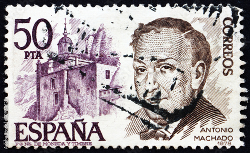 Postage stamp Spain 1978 Antonio Machado Ruiz, Poet and Playwrig © laufer