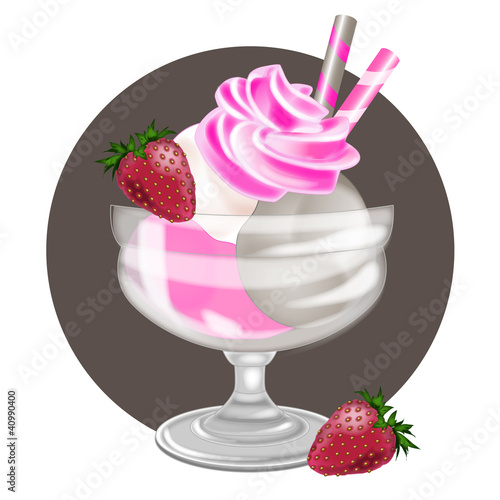 Coppa gelato Fragola