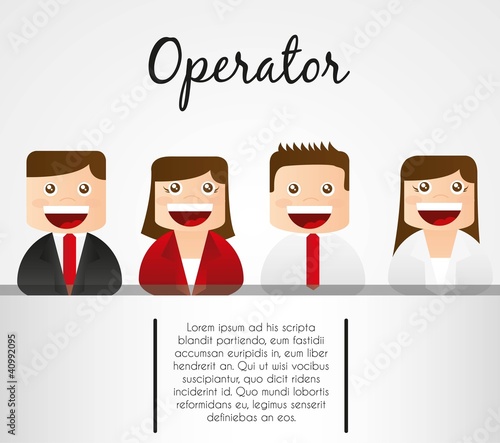 men and women operators