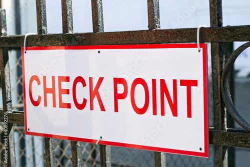 Checkpoint Sign