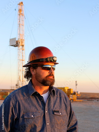 Plakat Oil Worker