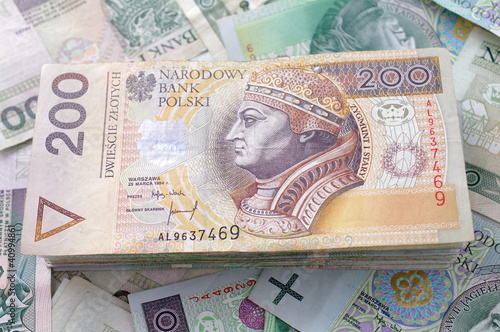 Obraz na płótnie Stosik banknotów