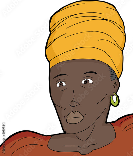 African Muslim Woman