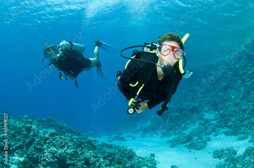 Wallpaper Mural scuba divers Torontodigital.ca