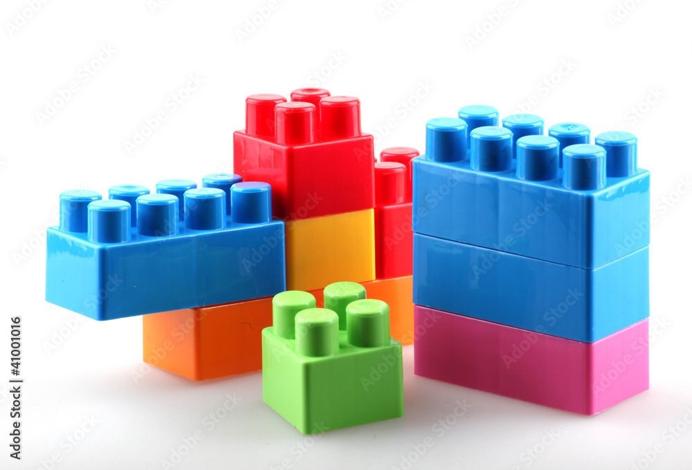 Plastic building blocks Plastic building blocks
