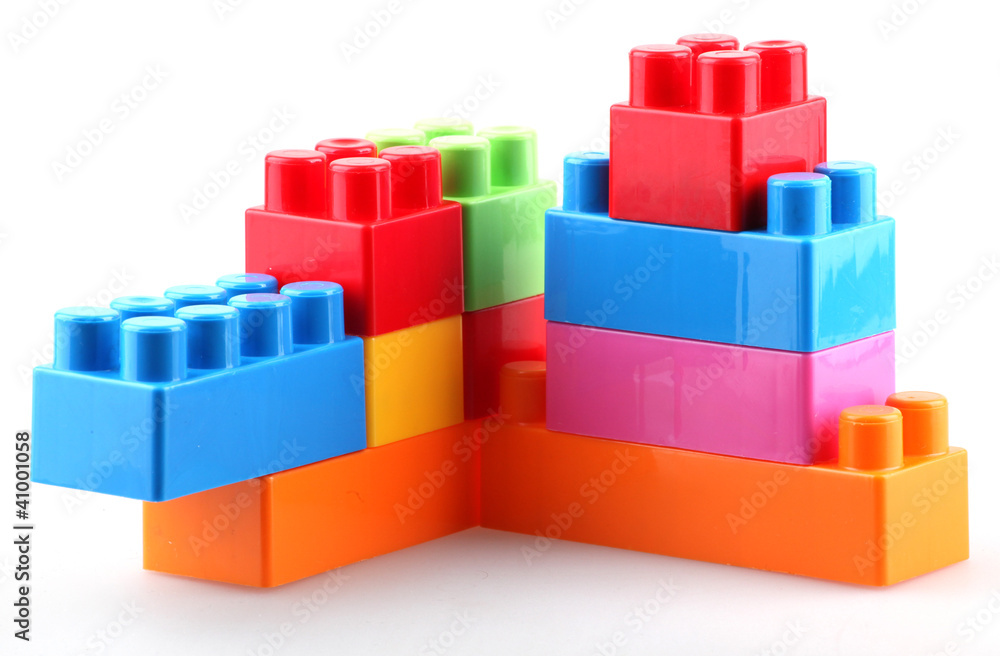 Plastic building blocks Plastic building blocks