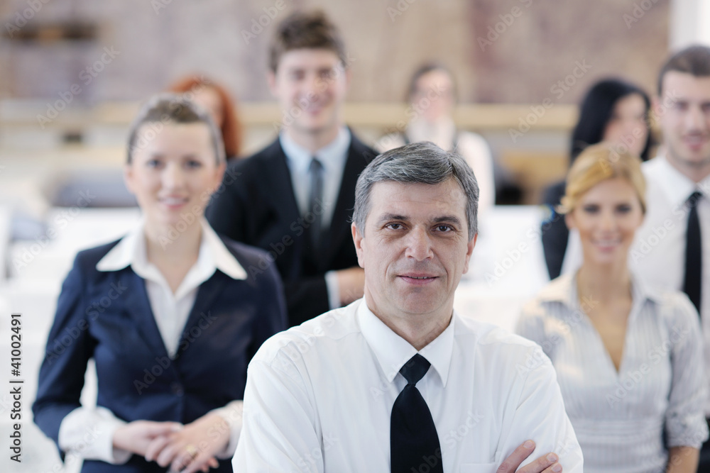 Fototapeta premium business people group on seminar