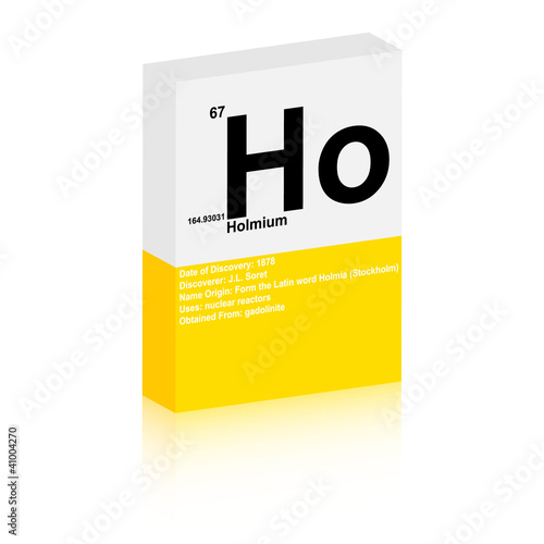 holmium symbol