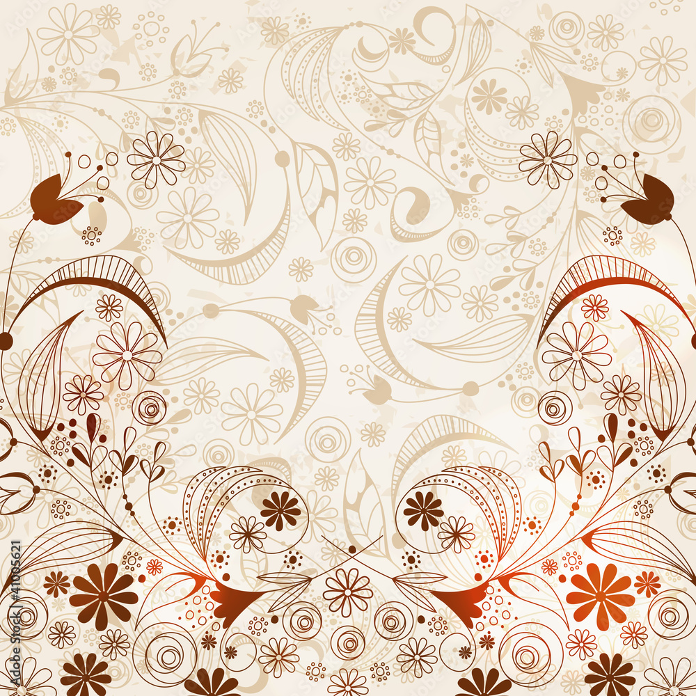 Beautiful floral card Beautiful floral card