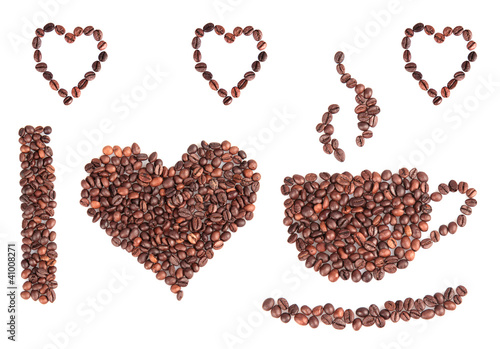 I love coffee - ich liebe Kaffee