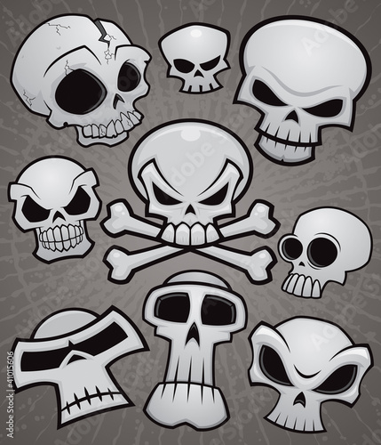 Cartoon Skull Collection