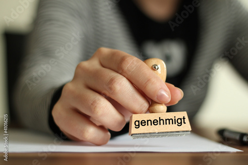 Stempel genehmigt