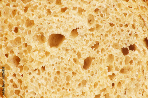 crust of bread as a backdrop. Macro