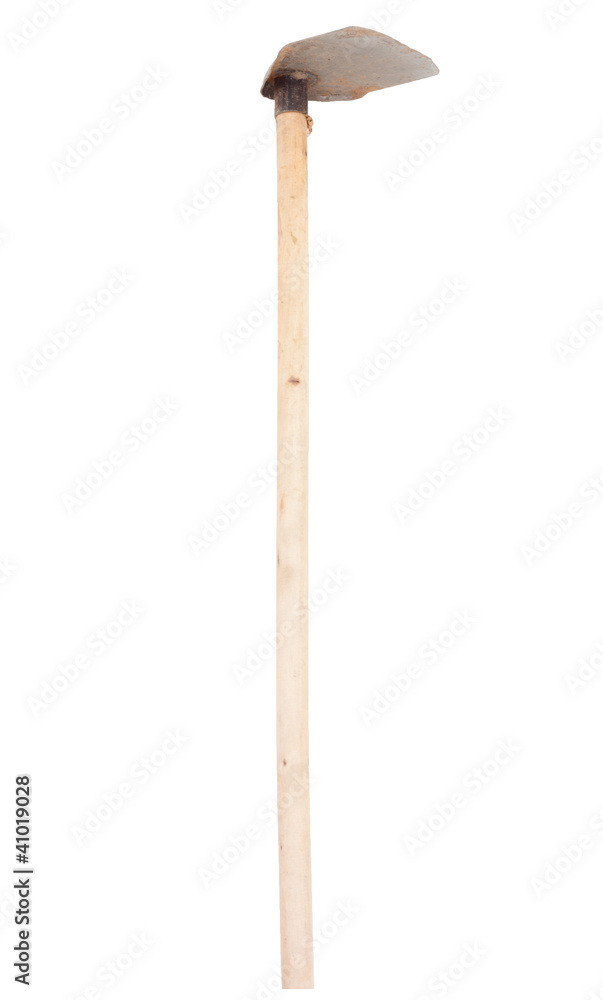 hoe on a white background hoe on a white background