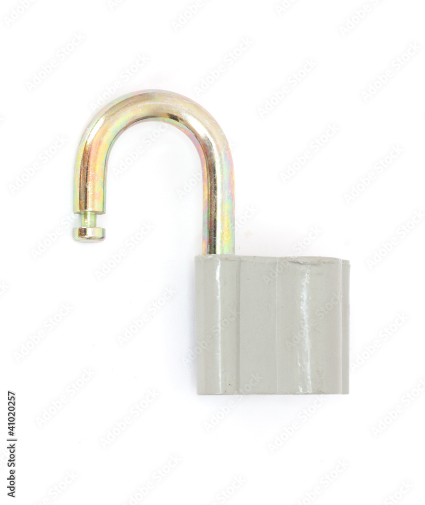 Padlock isolated on white background Padlock isolated on white background
