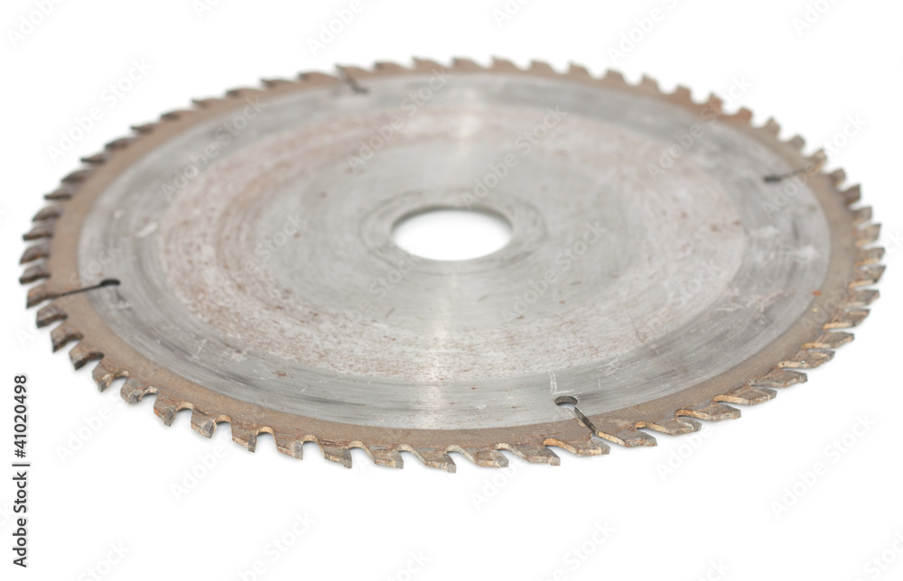 Circular saw isolated over a white background Circular saw isolated over a white background