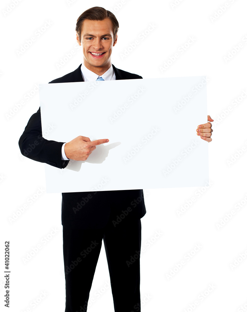 Male representative of a company Male representative of a company