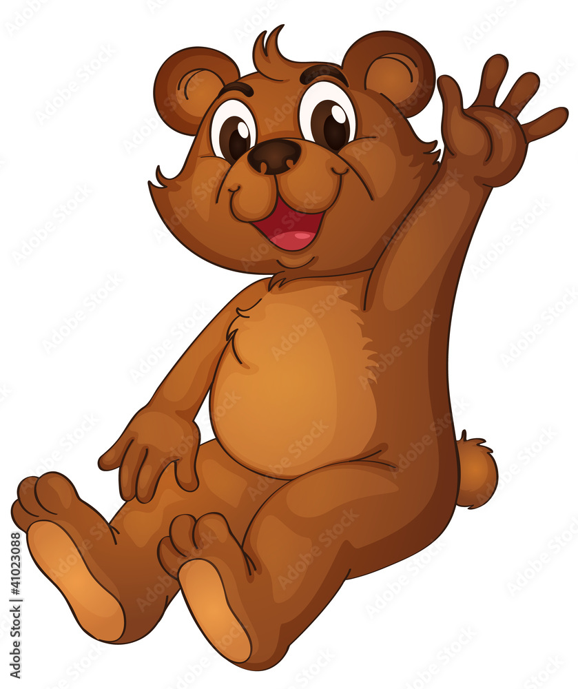 Fototapeta premium Animated bear