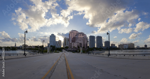 Konstfotografi Royal Park drawbridge to West Palm Beach
