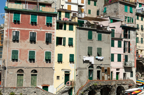 Riomaggiore - one of the cities of Cinque Terre in italy #41024861