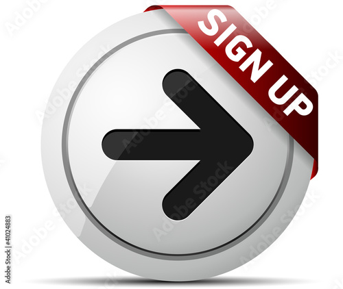 Sign up button