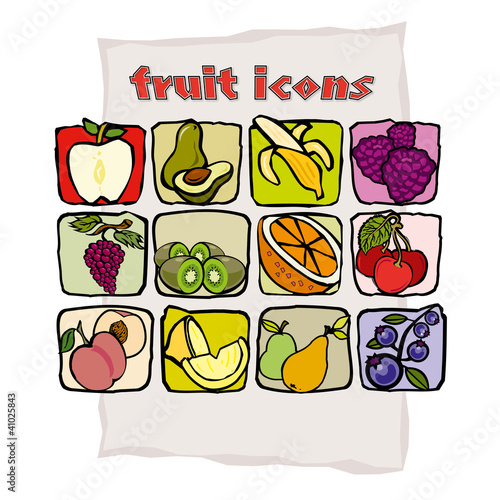 icone frutta