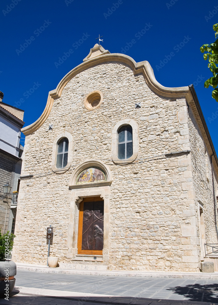 Church of Annunziata. Pietramontecorvino. Puglia. Italy.