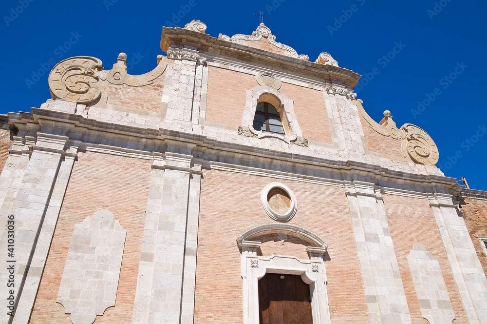 Church of Carmine. Lucera. Puglia. Italy.