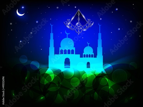Fototapeta Naklejka Na Ścianę i Meble -  Eid Mubarak, Vector Illustration.