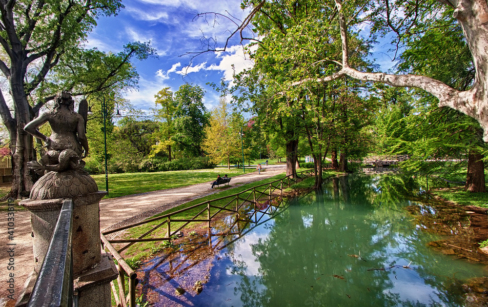 Fototapeta premium HDR....Parco Sempione Milano