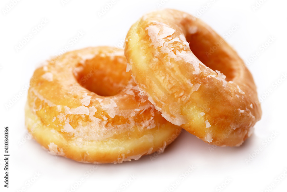Donuts isolated on white background Donuts isolated on white background
