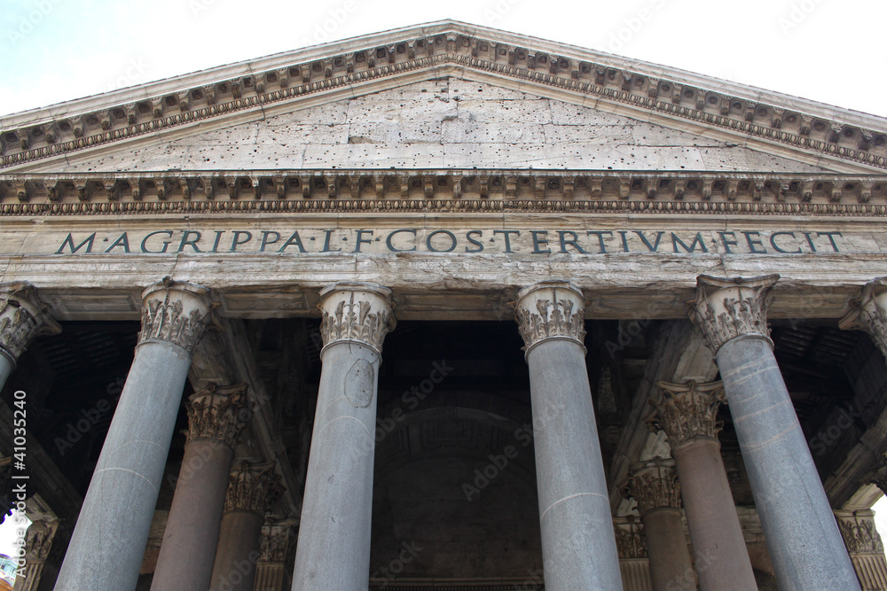 The famous Pantheon in Rome