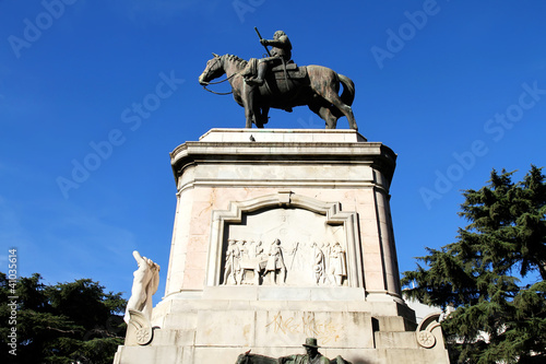 Statue von Artigas in Montevideo