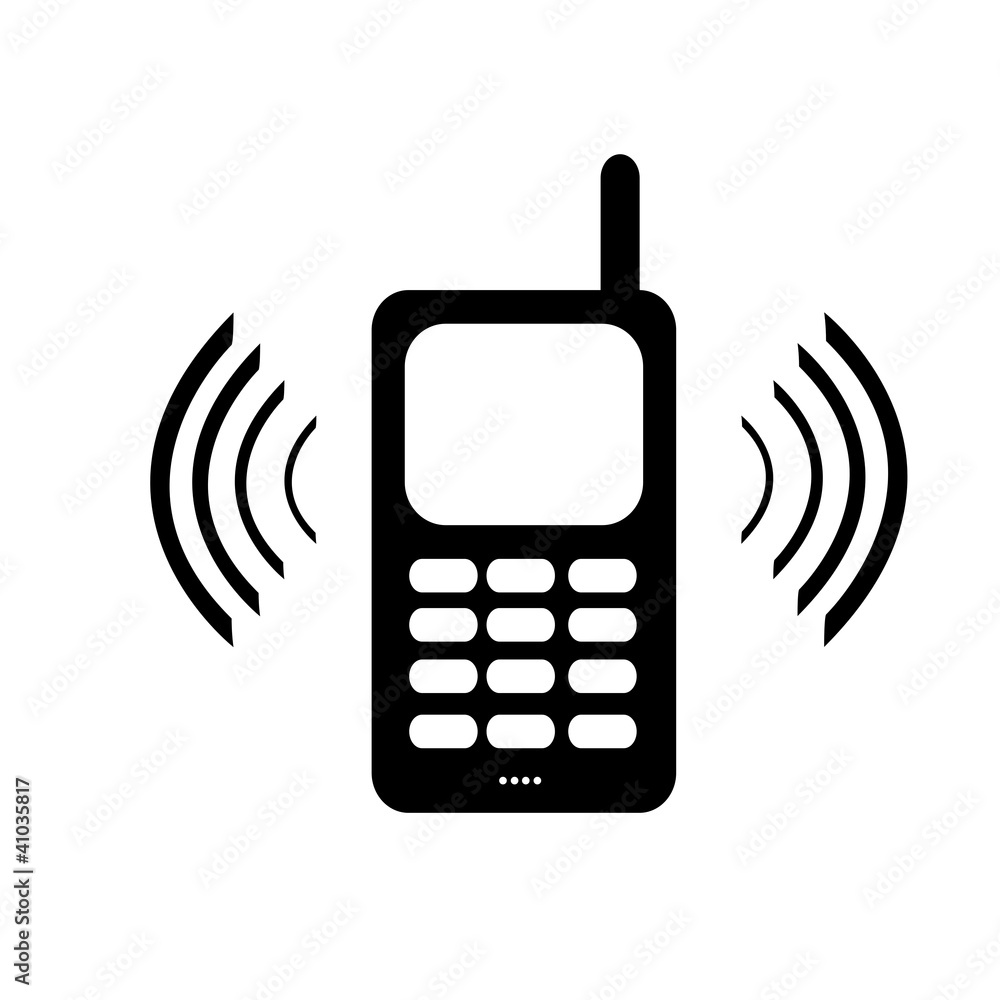No mobile phone sign : Please use vibrate or silent mode No mobile phone sign : Please use vibrate or silent mode