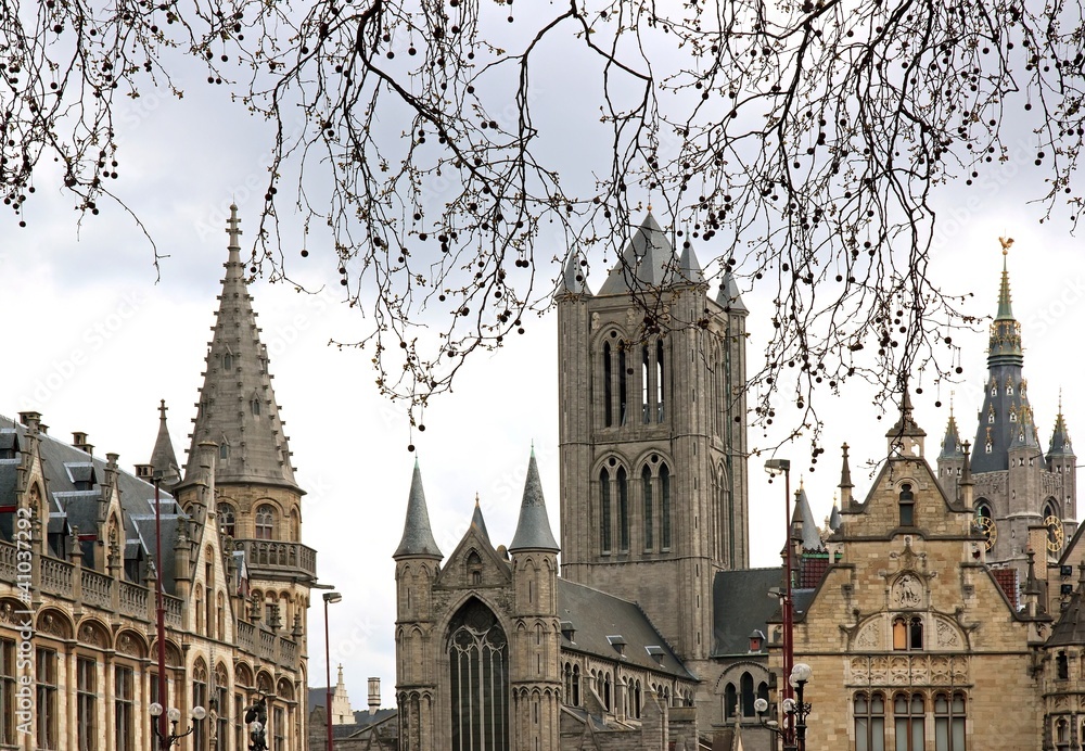 Fototapeta premium gent (gand) centre historique (Belgique Flandre)
