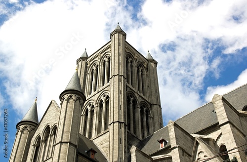 église st Nicolas gand (Belgique flandre) photo