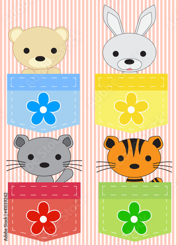 animals in the pockets