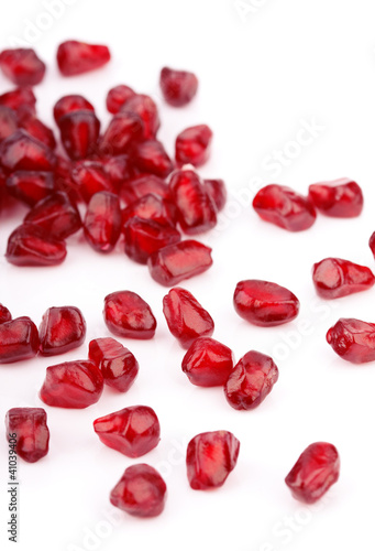 Ripe pomegranate seeds