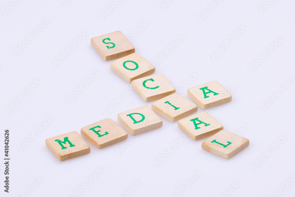 Obraz premium Social media