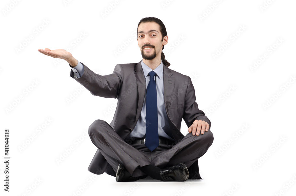 Businessman isolated on the white background Businessman isolated on the white background