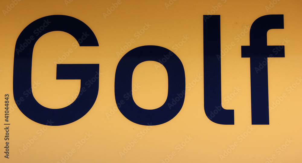 Illuminated Golf sign Illuminated Golf sign