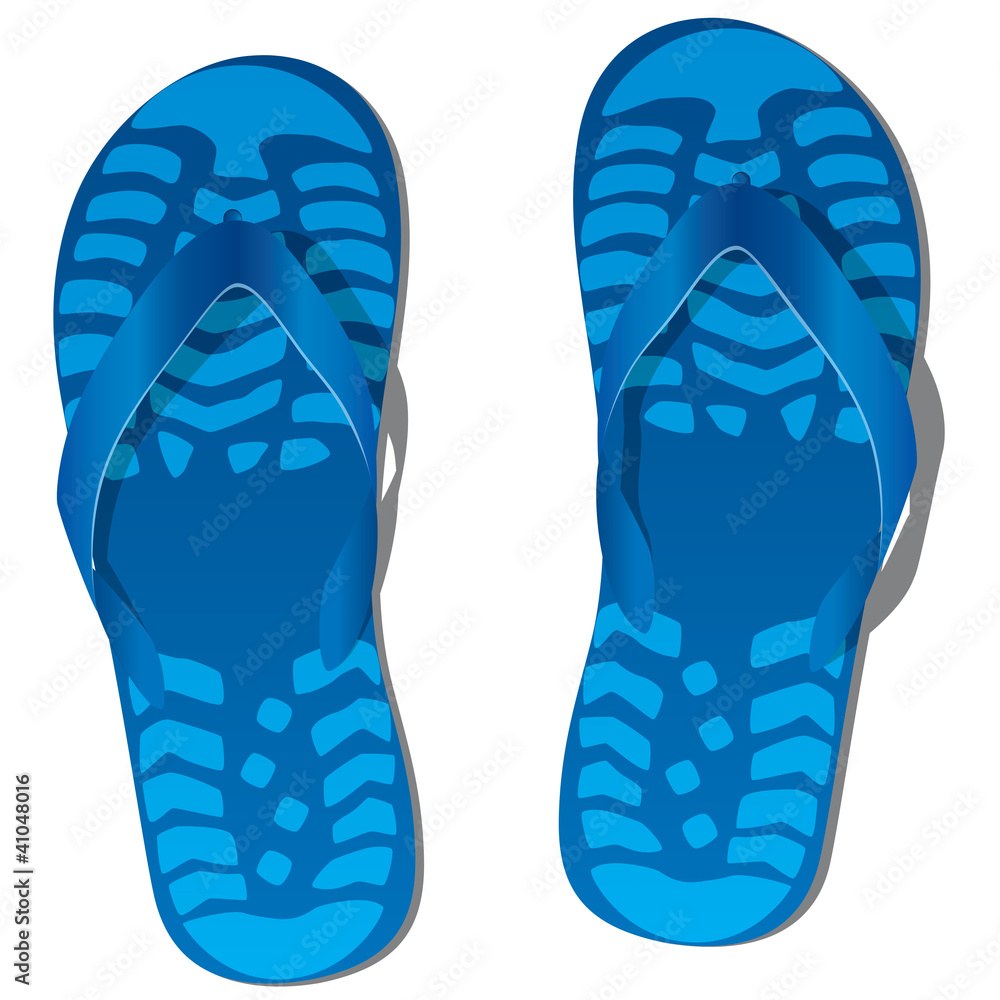 vector pair of flip flops vector pair of flip flops