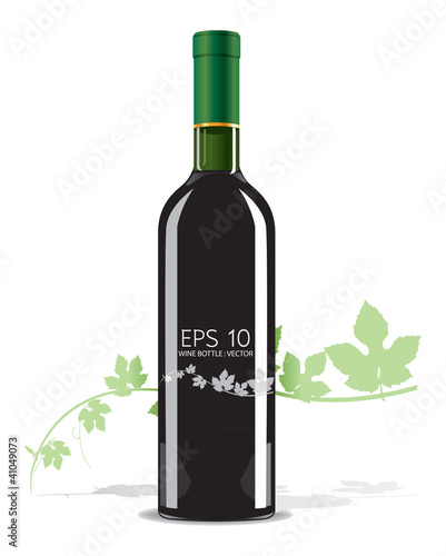 vector Bottle of wine