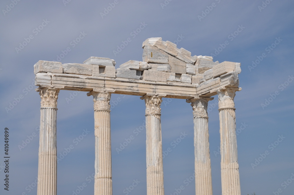 Apollon-Tempel in Side, Türkei Apollon-Tempel in Side, Türkei